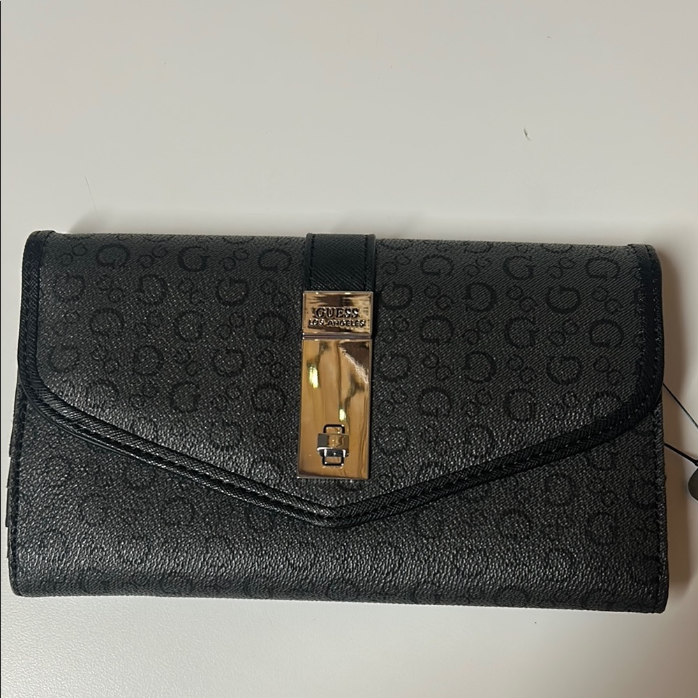 Guess Black Clutch Bag